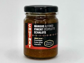 Chutney Mangue Echalote Piment d'Espelette