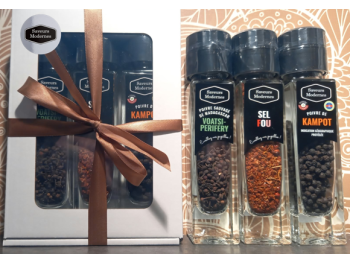 Coffret 2 poivres 1 sel fou