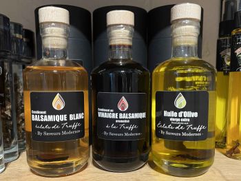 Condiment au Vinaigre balsamique aromatis&eacute; &agrave; la  truffe