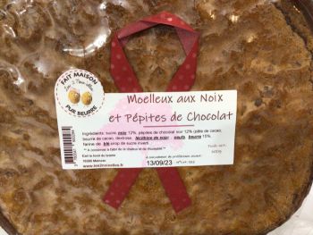 Moelleux aux noix et pépites de chocolat 600g