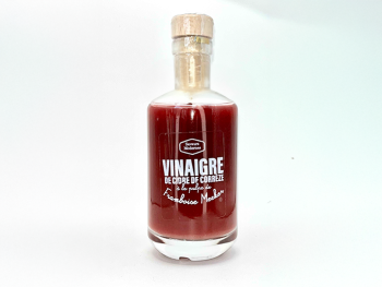 Vinaigre de cidre de Corr&eacute;ze &agrave; la pulpe de framboise Meeker